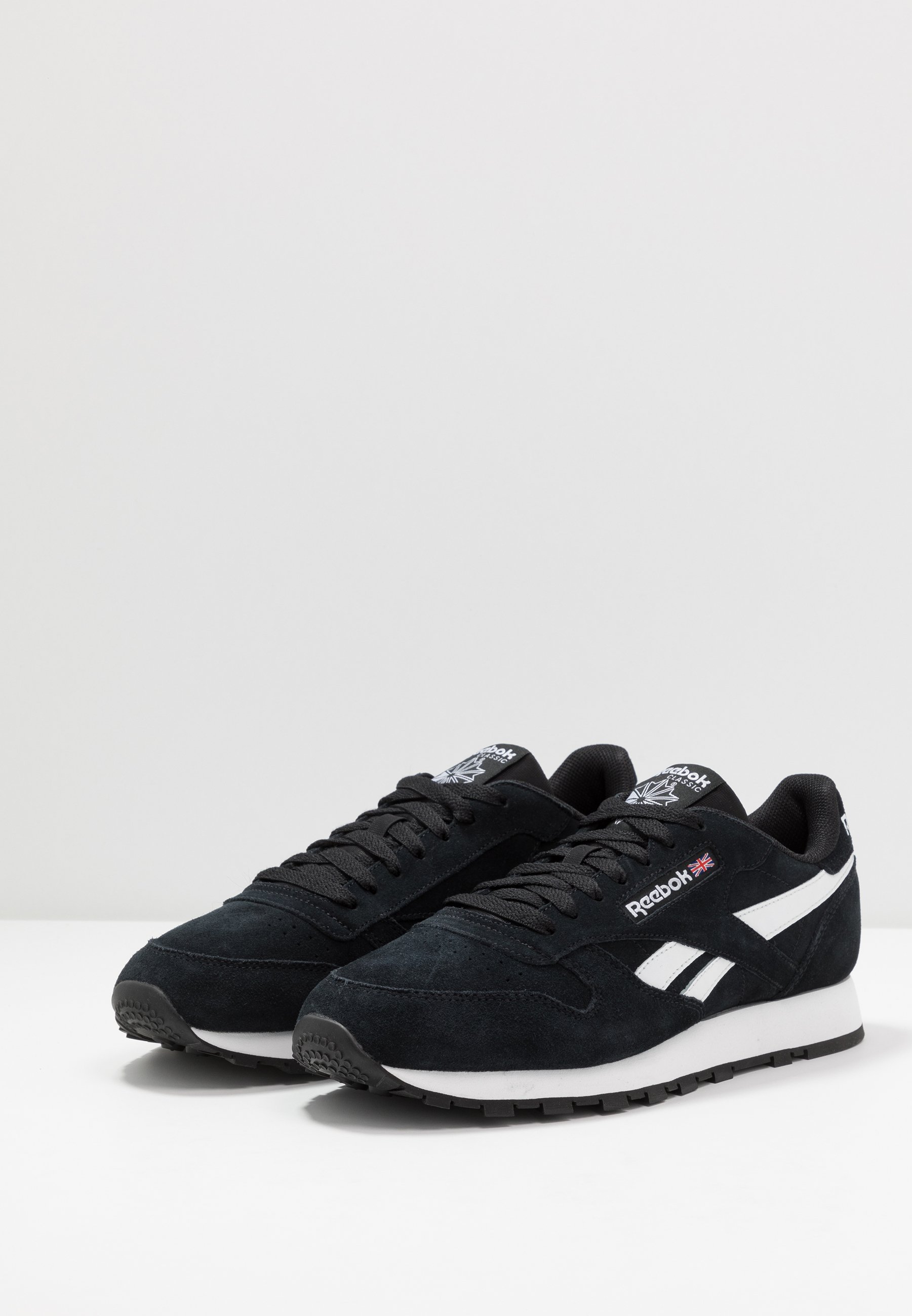 reebok classic black white