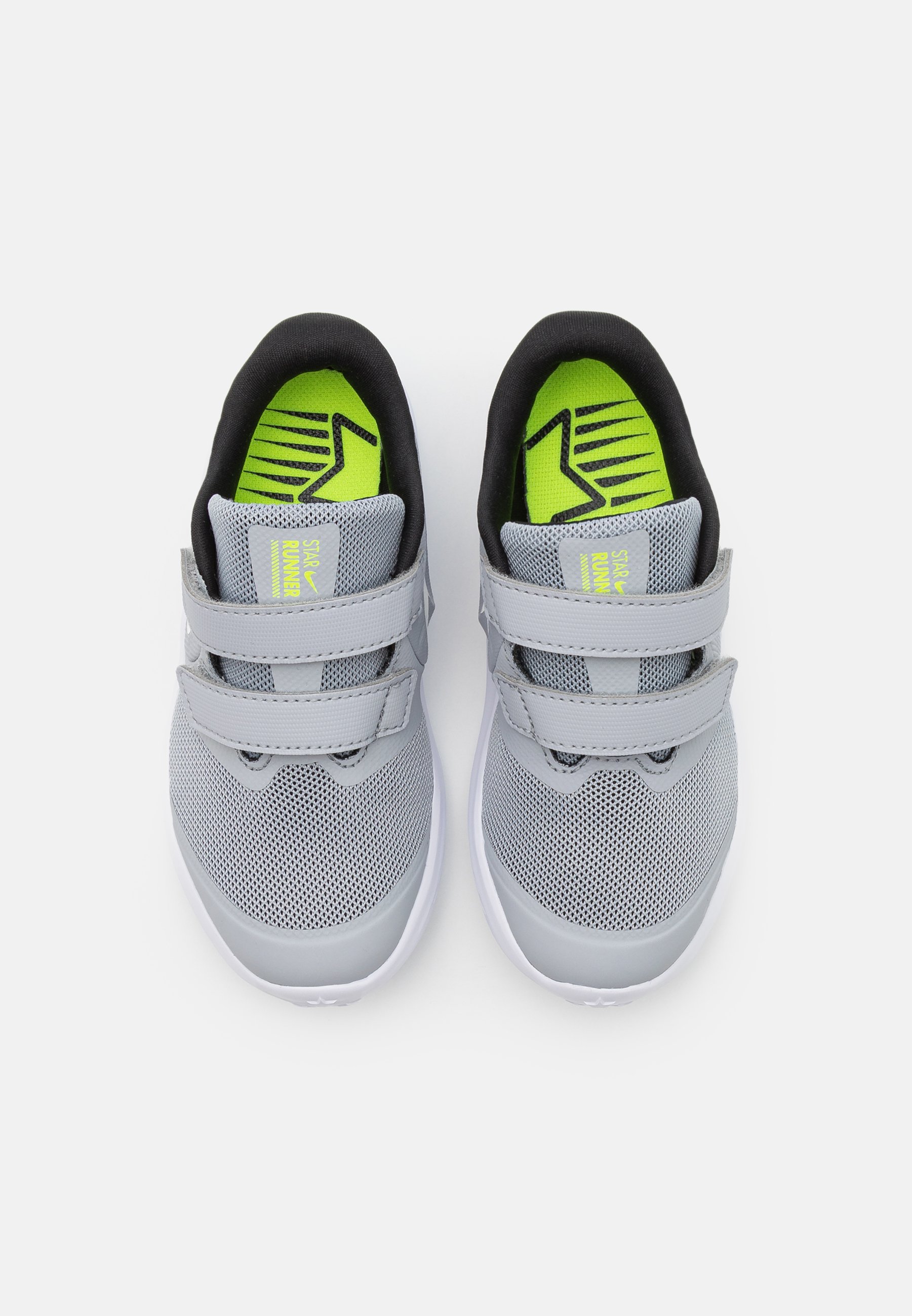 Nike Performance STAR RUNNER 2 UNISEX - Zapatillas de running neutras -  wolf grey/white/black/volt/gris - Zalando.es
