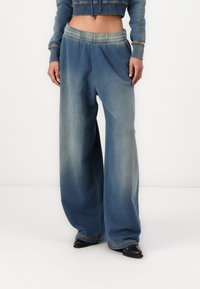 Diesel ZENIA - Spodnji deli trenirk - blue denim