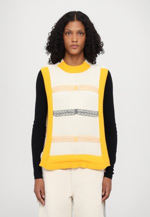 Henrik Vibskov NEW STITCH VEST - Vest - beige