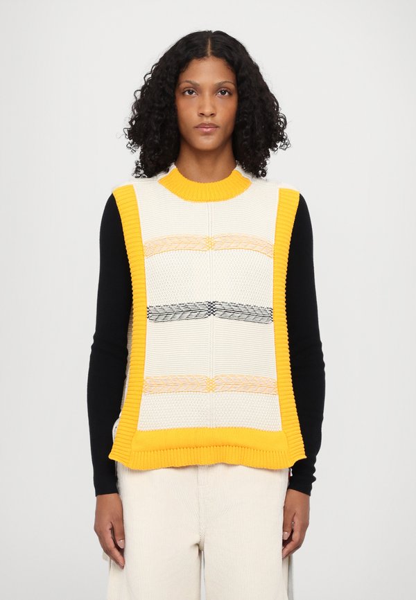 NEW STITCH VEST - Waistcoat - beige