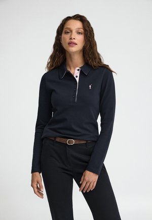 Polo Club, POLOSHIRT WOMAN RIGBY GO PRAT POLO IO LONG SLEEVE SLIM FIT - Camiseta de manga larga - navy