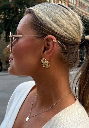 SNÖ of Sweden DAKOTA BIG ROUND - Örhänge - plain g