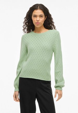 VIPOILA L/S O-NECK - Trui - smoke green