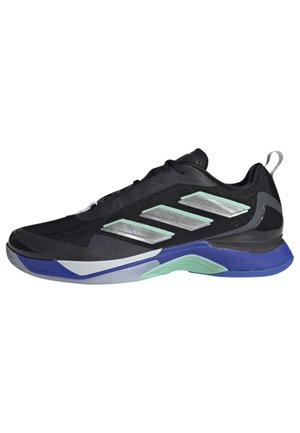 adidas Performance AVACOURT - Tennisschoenen voor alle ondergronden - core black silver metallic lucid blue