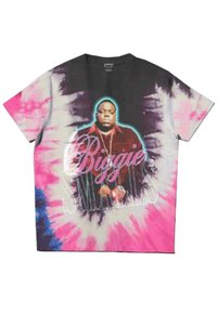 Paradiso Clothing BIGGIE SMALLS NEON GLOW TIE DYE - Print T-shirt - pink