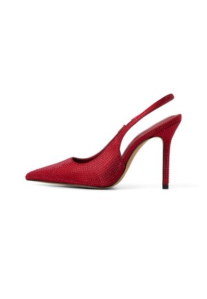 High Heel Pumps - dark red