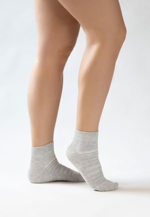 VENTILATION QUARTER UNISEX 10 PACK - Ponožky - fog melange