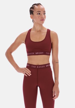 ESSENTIALS - Sport-BH med medium stöd - tawny port