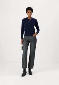 pure cashmere CLASSIC SWEATER - Pulóver - navy