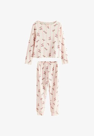SET - Pižamos komplektas - white pink