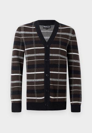 Barbour KANE CARDIGAN - Cardigan - dark oak