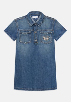 Tommy Hilfiger Denimové šaty - island blue