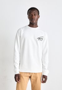 Tommy Jeans ENTRY GRAPHIC CREW - Felpa - white