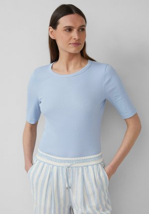 s.Oliver IM SLIM FIT - T-Shirt basic - hellblau