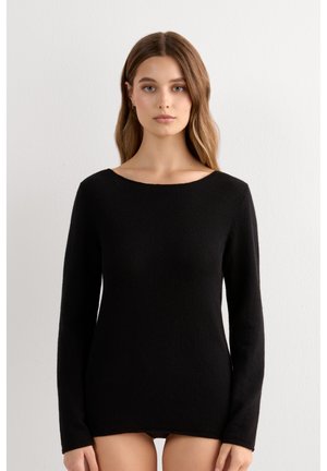 Intimissimi, LONG-SLEEVED - Striktrøje - black