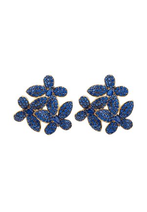 FLOWERS LARGE  STUD - Earrings - blue