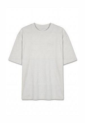 Pegador, LOGO OVERSIZED TEE - Basic T-shirt - grey/white