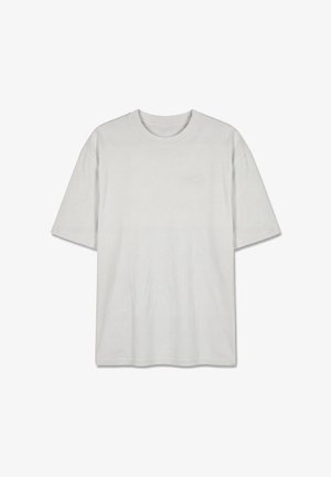 Pegador, LOGO OVERSIZED TEE - T-shirts basic - grey/white