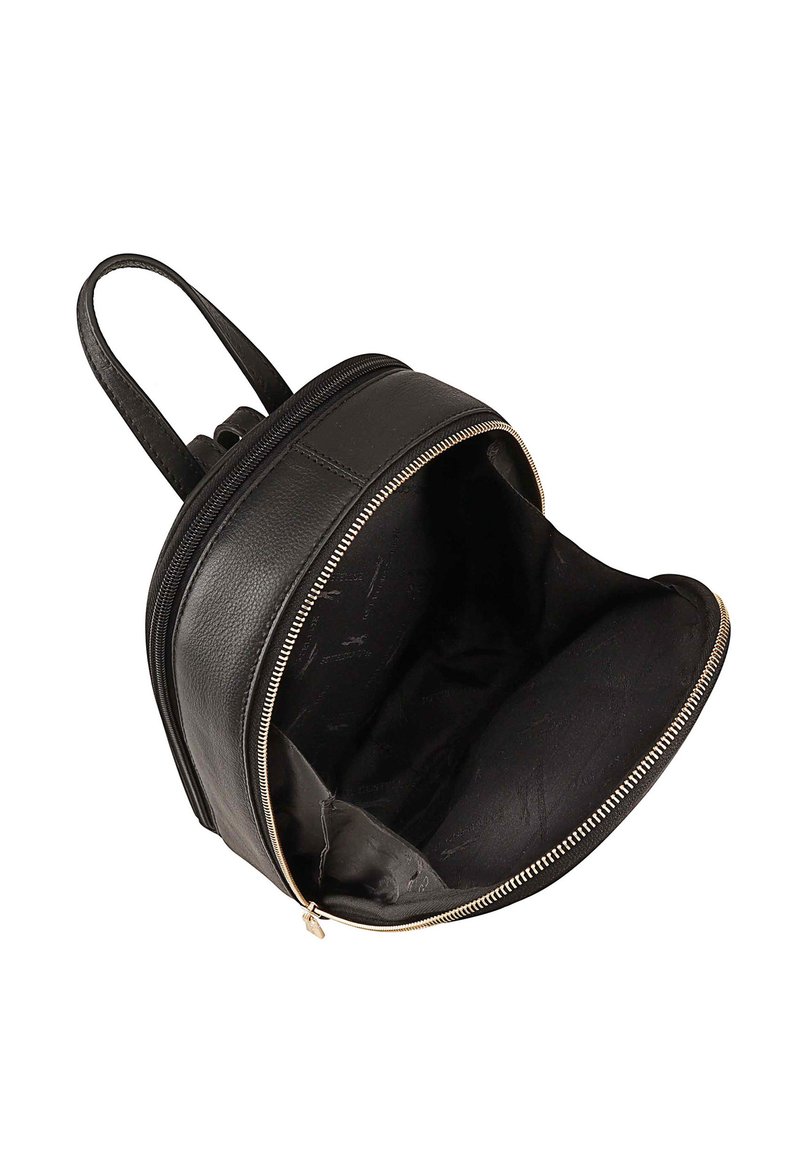 Ensemble Sac à Dos Et Portefeuille Paul Costelloe En Cuir Noir - Occasion Très Bon état, Taille Moyenne/grande