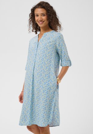 Cream CR TIAHFOLD UP - Skjortekjole - blue yellow small floral
