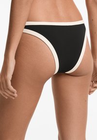 OYSHO CONTRAST TRIM MEDIUM COVERAGE - Bas de bikini - black