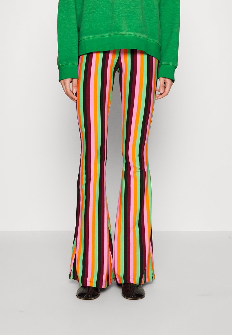 Stieglitz LULA FLARED Trousers multi/red Zalando.ie