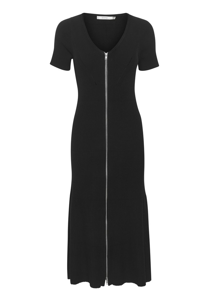 Gestuz Gebreide jurk zwart Gestuz Gebreide jurk zwart