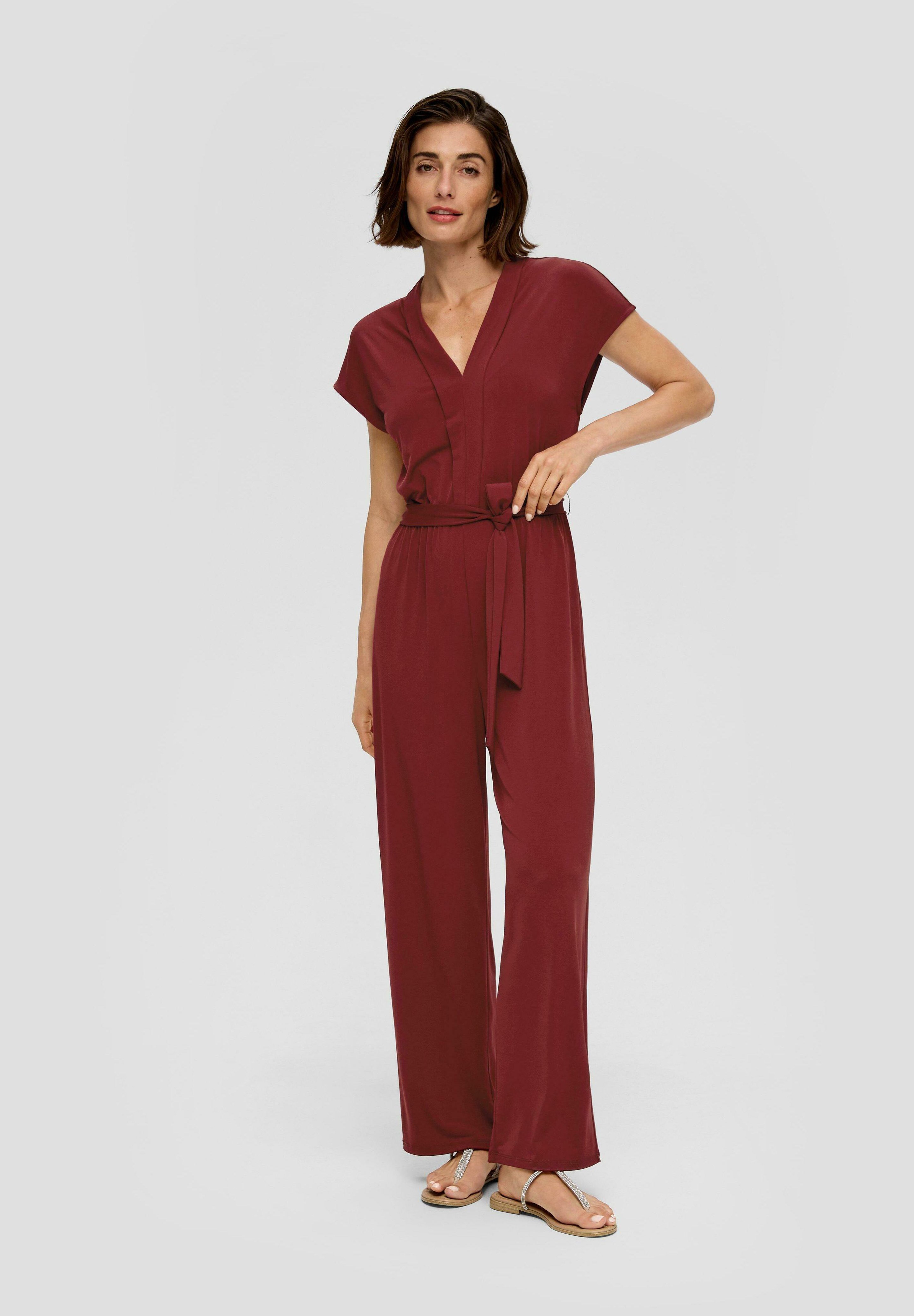 新品BLACKLABEL9.5 lucero s.Oliver BLACK LABEL Jumpsuit - bordeaux/donkerrood - Zalando.nl
