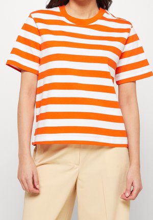 Selected T-shirt imprimé - orange