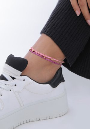 Elli 2ER SET - Ankelkæder - pink