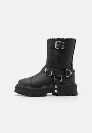 Bottines de cowboy / motard - black