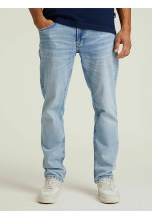 CHASIN' IRON CRAWFORD - Traperice ravnih nogavica - light blue