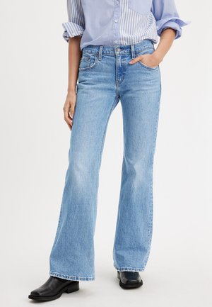 MIDDY FLARE - Alt laienevad teksad - blue denim