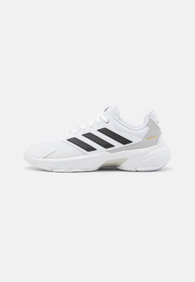 adidas Performance - COURTJAM CONTROL 3 - Tenisové boty na všechny povrchy - cloud white/core black/grey two, Zvětšit