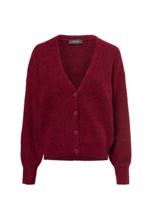 Strickjacke - bordeaux