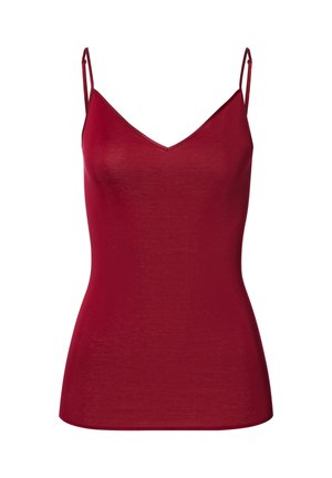 Hanro SEAMLESS SPAGHETTI - Hemd - red dahlia