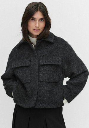 Allvädersjacka - dk grey melange
