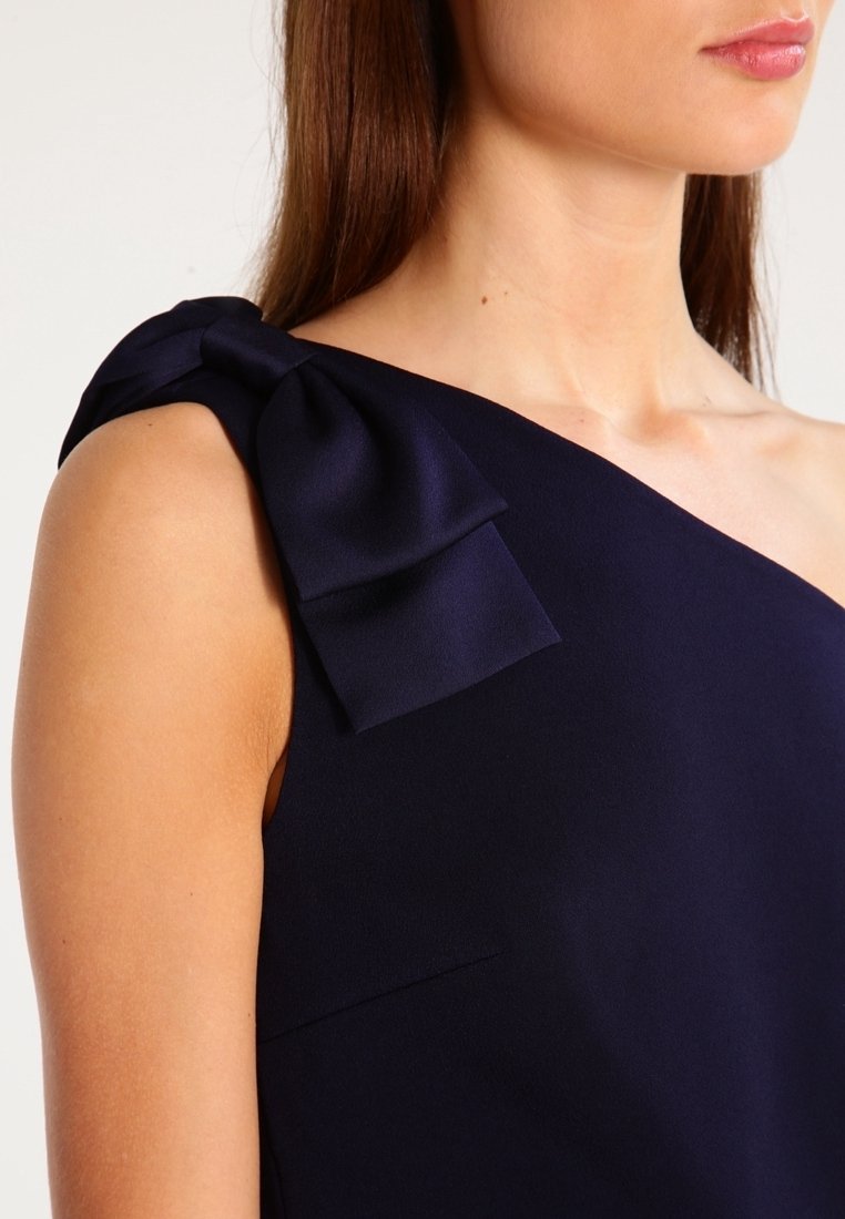 ted baker navy one shoulder dress Ted Baker Streena One Shoulder Knitted Dress