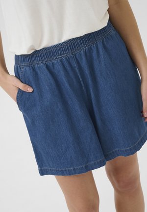 CUBerteline Arpa - Denimové šortky - dark blue wash