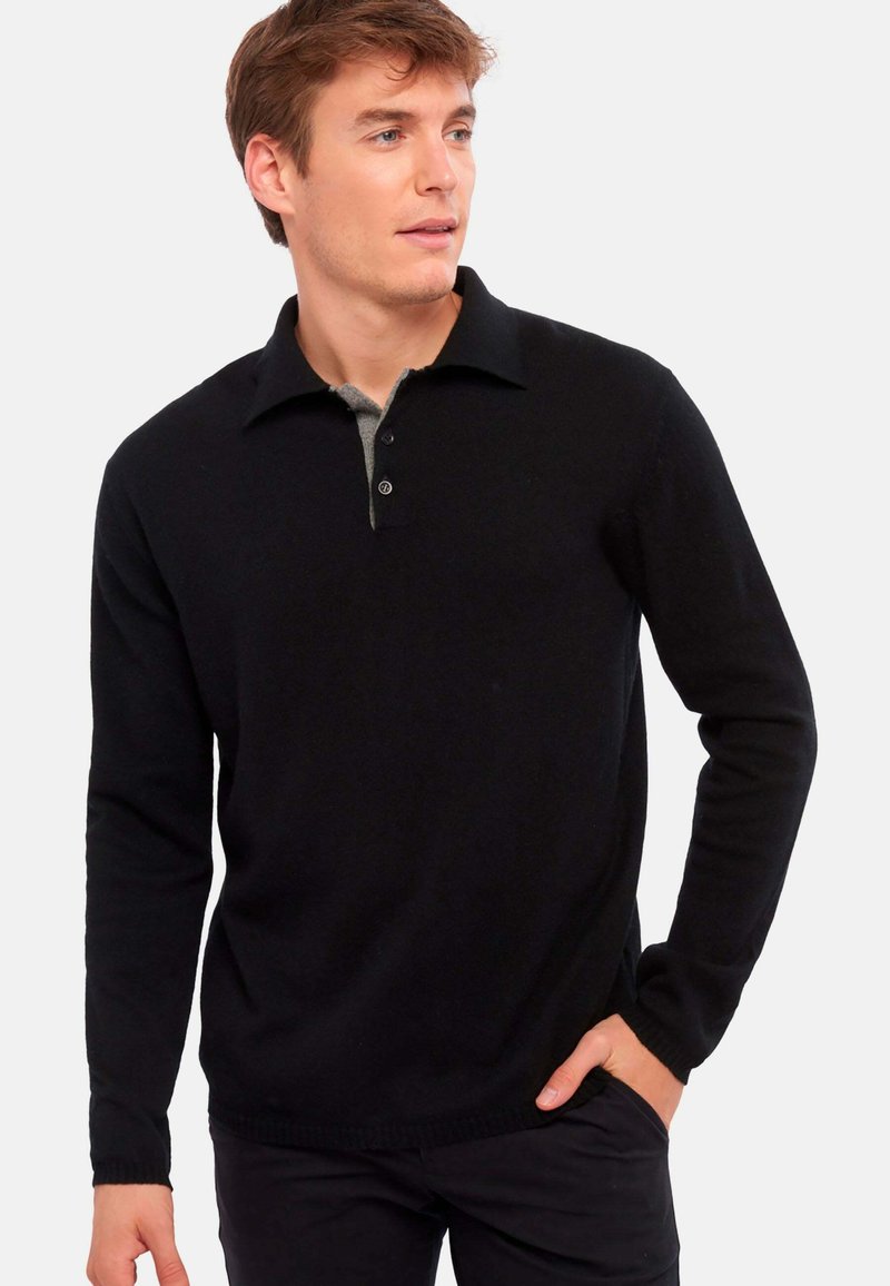 Mahogany SCOTT - T-shirt à manches longues - black grey marl