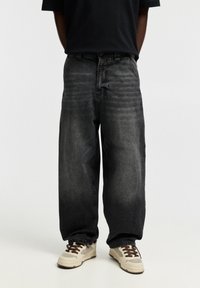 PULL&BEAR - SKATER - Jeans Relaxed Fit - black Thumbnail-Bild 1