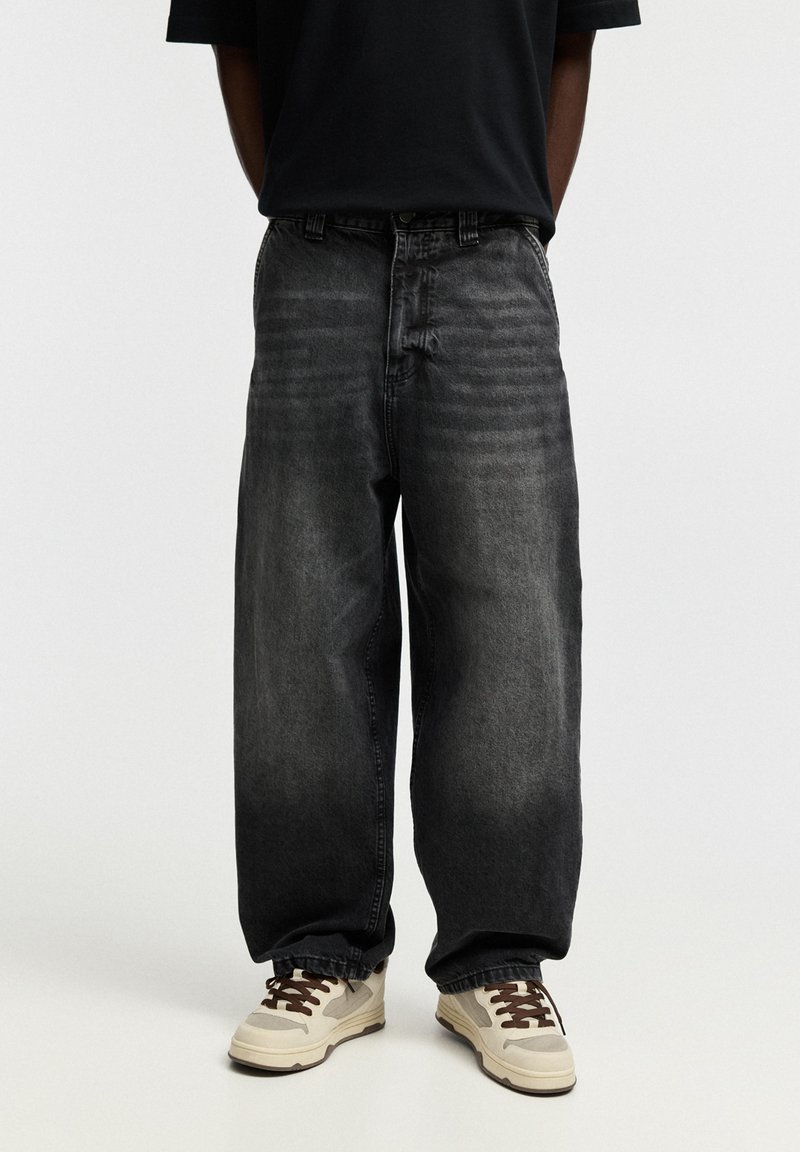 PULL&BEAR - SKATER - Jeans Relaxed Fit - black, Vergrößern