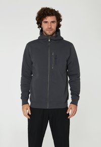 Sail Racing ZIP HOOD - Tröja med dragkedja - dark steel blue