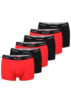 6ER PACK - Boxer Briefs - rot-mittel-uni