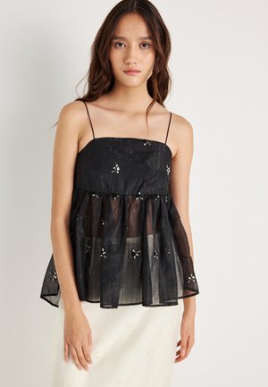 LOLA EMBELLISHED - Top - black