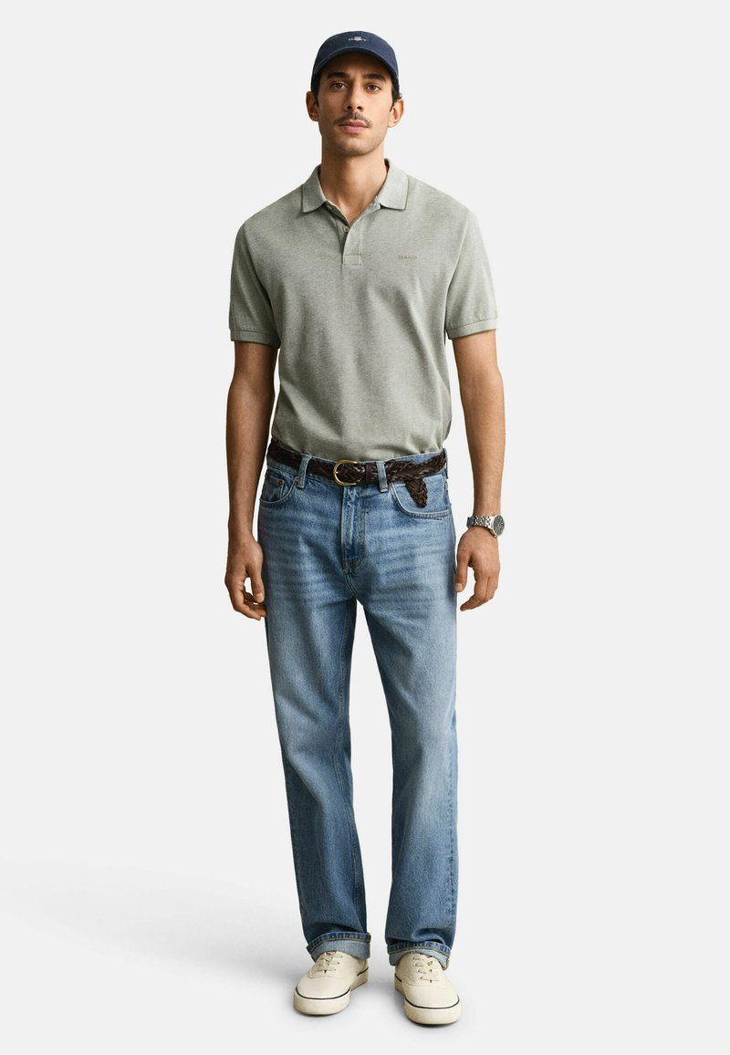 GANT TWO-TONED - Polotričko - dry herb green