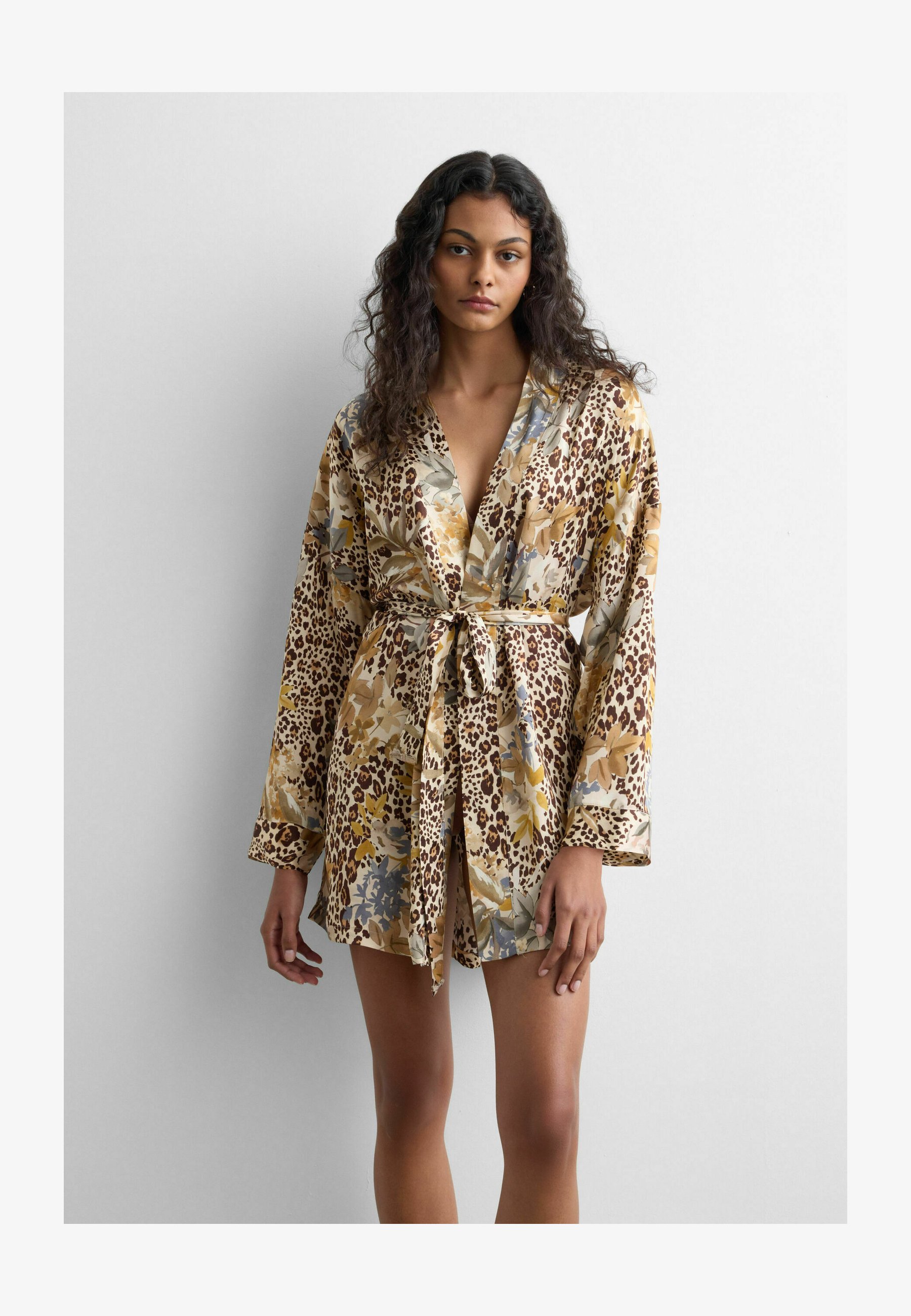 Accappatoio Donna Lalala In Cotone Morbido – Vellicato, Con Tasche, Maniche 3/4, Cintura (Taglie S-XXL)