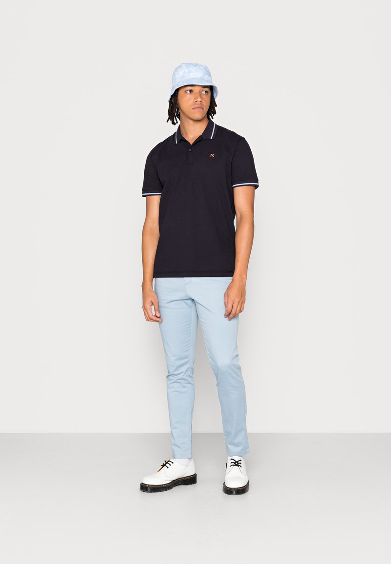 Herren T-Shirts basic | Jack & Jones PREMIUM JPRBLASTRUCTURE Poloshirt perfect navy/dunkelblau - EH36380 Herren T-Shirts basic | Jack & Jones PREMIUM JPRBLASTRUCTURE Poloshirt perfect navy/dunkelblau - EH36380