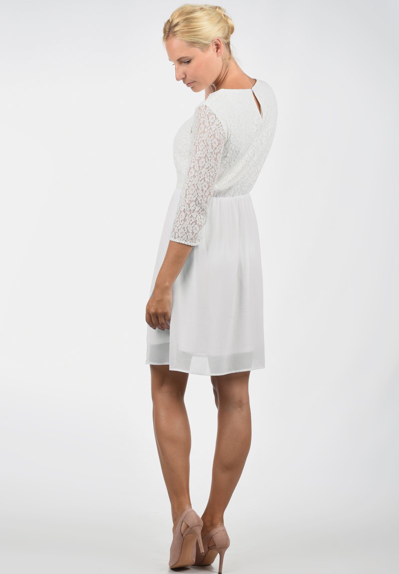 Vero Moda Spitzenkleid Eve Cocktail Dress Party Snow White Zalando De 